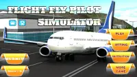 Flight Fly Pilot Simulator Screen Shot 0