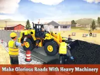 Real Road Construction Simulator - Bagger Spiele Screen Shot 6