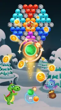 Bubble Shooter - Dragon Rescue Screen Shot 2