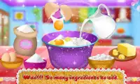 Princess Wedding Doll Bed Cake Maker: Cooking Game Screen Shot 1