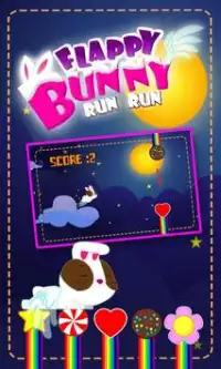 Flappy Bunny Run Screen Shot 1