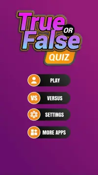 True or False - Quiz Trivia Screen Shot 0