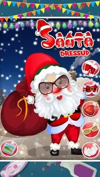 Santa Dressup - Kids Game Screen Shot 0