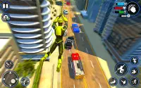 Green Robotic Rope Hero - Real Gangster Crime City Screen Shot 1