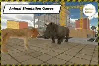 코뿔소의 생존 시뮬레이터 Screen Shot 0