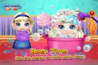 Baby Frozen Fun Day-Take care of baby & girl games Screen Shot 2
