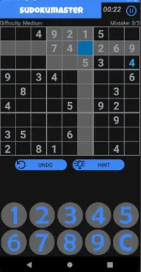 SudokuMaster - Free Sudoku Puzzle Game Screen Shot 3