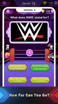 WWE Quiz Screen Shot 3