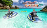 Jet boat racing 3D: water surfer driving game Screen Shot 2