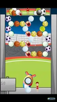 sporty bubble shooter Screen Shot 2