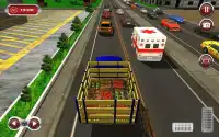 Offroad frutta Transporter Truck: simulatore di gu Screen Shot 12