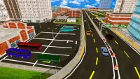 City Coach Bus Parking Simulator Driving School Screen Shot 4