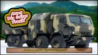 Army Truck Driver Cargo 3d Screen Shot 3
