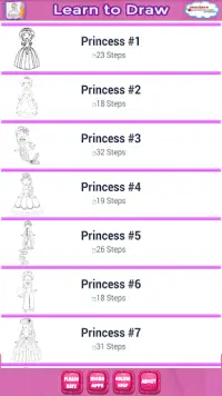 Easy Draw: Learn How to Draw a Princesses & Queens Screen Shot 0