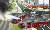 Löschfahrzeug-Rettungs-Ambulanz - NY-Feuerwehrmann Screen Shot 1