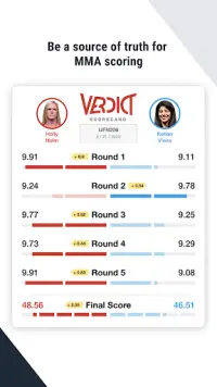 Verdict MMA Picks & Scoring Screen Shot 3