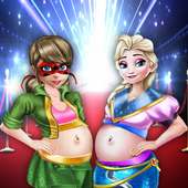 Ice Princess & Ladybug BFF Pregnant Routine Care