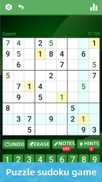 Sudoku Classic Puzzle - เกมฝึกสมองแบบสบาย ๆ Screen Shot 0