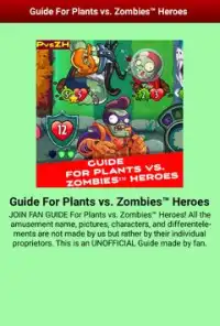 Guide Plants vs Zombies Heroes Screen Shot 1