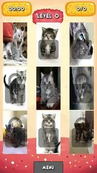 Silvery Kitten Jigsaw Puzzle Screen Shot 1