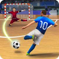 Menembak Goal Futsal Sepakbola