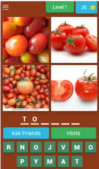 Vegetables Quiz Screen Shot 0