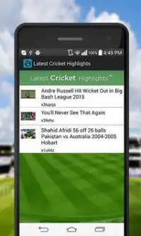 Cricket Highlights HD Screen Shot 3