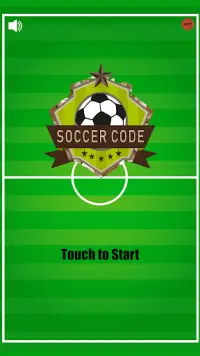 Soccer Code Screen Shot 0