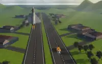 Jet Plane Vs Car 3D: Евро Миля Screen Shot 2