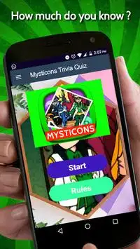 Mysticons Trivia Quiz Screen Shot 0