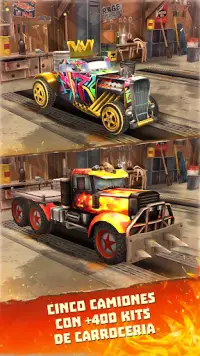 Freak Truck: Crazy Car Racing Screen Shot 1