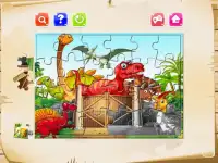 Quebra-cabeça de dinossauro gratuito para crianças Screen Shot 8