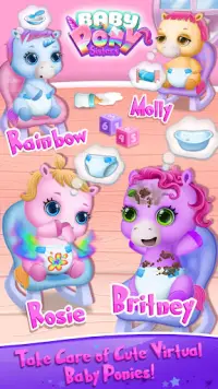 Baby Pony Sisters - Virtual Pet Care & Horse Nanny Screen Shot 0