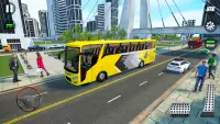American Bus Simulator Game 3D Screen Shot 1