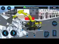 Sand Excavator Crane Transforming Robot Games Screen Shot 1