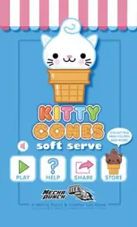 Kitty Cones - Soft Serve Screen Shot 0