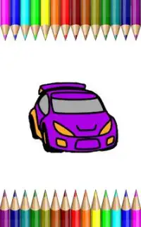 Super Cars Coloring Games Screen Shot 1