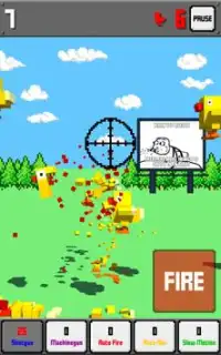 Snipy Bird - Fun Pixel Shooter Screen Shot 2