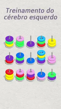 Puzzle Game: Color Hoop Sort Screen Shot 2