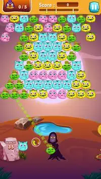 Witch Hunt Bubble Shooter Screen Shot 6
