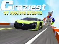 Perlumbaan GT Mega Ramp Craziest - Stunts Kereta E Screen Shot 0