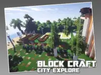 block craft 3d: City exploration Free 2019 Screen Shot 1