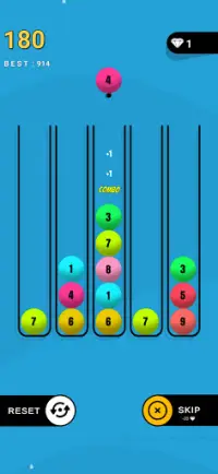 Color Balls  - A Merge Balls Puzzle Game Screen Shot 5