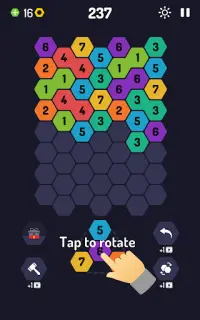 Birleştirmek 9! Hexa Puzzle Screen Shot 13
