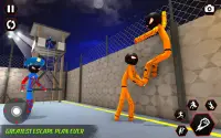 Stickman Prison Break Games Screen Shot 0
