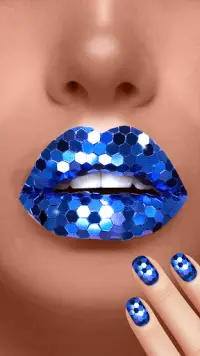 Lip Art Beauty DIY Makeup Game Screen Shot 0