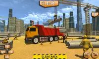 Heavy Construction Building: Truck Excavator Games Screen Shot 0