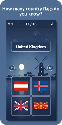 Country Flags and Capital Cities Quiz 2 Screen Shot 0