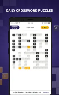 Wealth Words - Crossword Puzzle Game Screen Shot 0