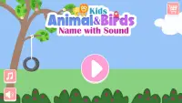 Kids Animals & Birds Name with Sound, puzzle game Screen Shot 6